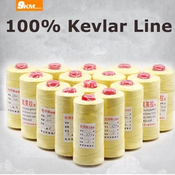 Línea de KEVLAR trenzada 9KM, asistente de pesca de Kevlar, hilo de coser de Kevlar, resistente a la abrasión
