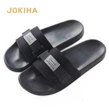 Летние мужские повседневные шлепанцы; модные сандалии-шлепанцы для мужчин; большие размеры; черные шлепанцы; Сабо; садовые шлепанцы; вьетнамки