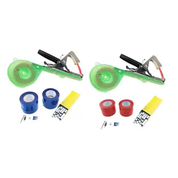 

Tying Machine Garden Plant Tapetool Tapener with 10 Rolls Tape Set for Vege