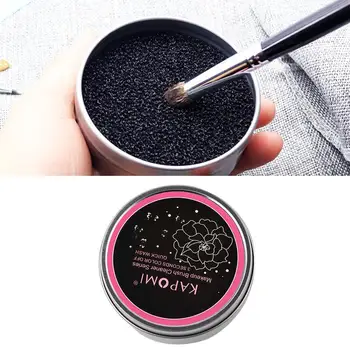 

Makeup Brush Cleaner Quick Color Off Sponge Aluminum Powder Sponge Up Brushes Cleaner Make Washing Tool Box Eye shadow Clea X5H2