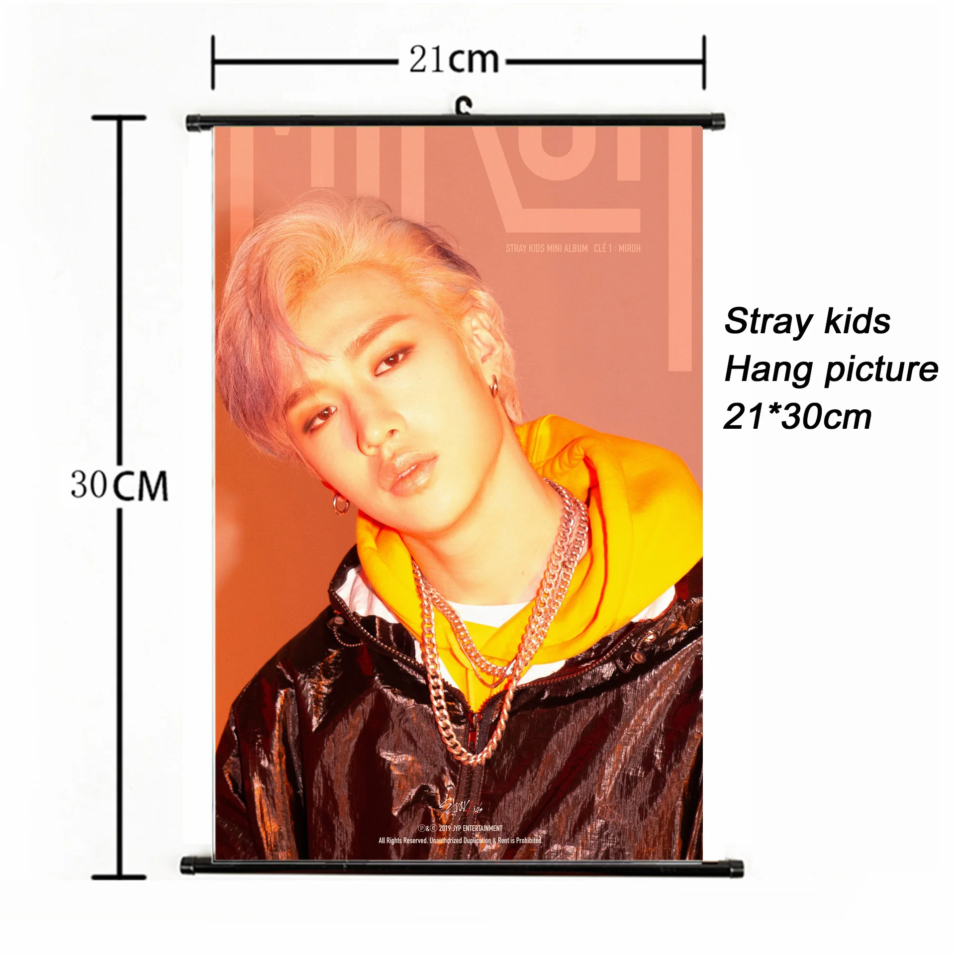 Модный Kpop Stray Kids have picture 21*30 см плакат stray kids MIROH альбом Фотокарта для фанатов Коллекция корейский Канцелярский набор - Цвет: SKD00824