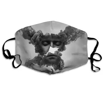 

Abstract Smoking Man Dust Mask, Reusable Washable Mouth Masks, Adjustable Warm Face Mask Unique Cover Filters Blocking Pollen