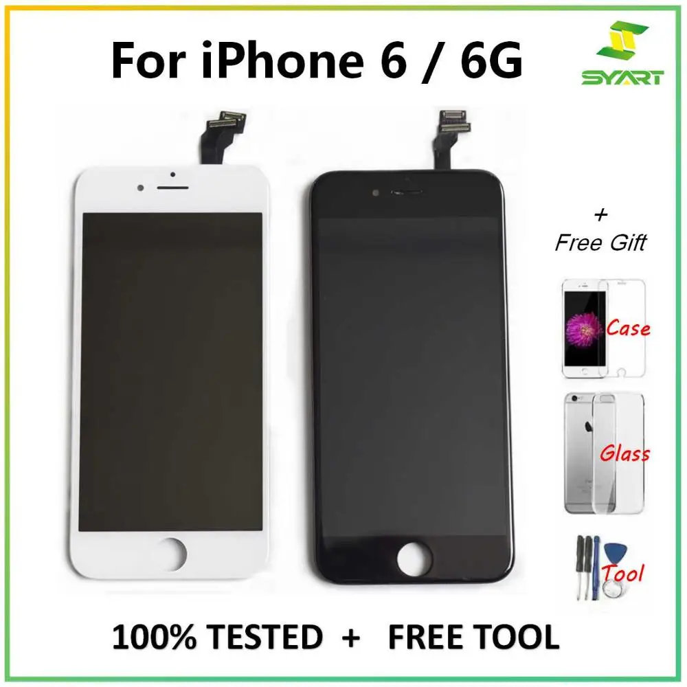 Для iPhone 6 6G ЖК дисплей сенсорный экран дигитайзер в сборе класс AAA Замена +