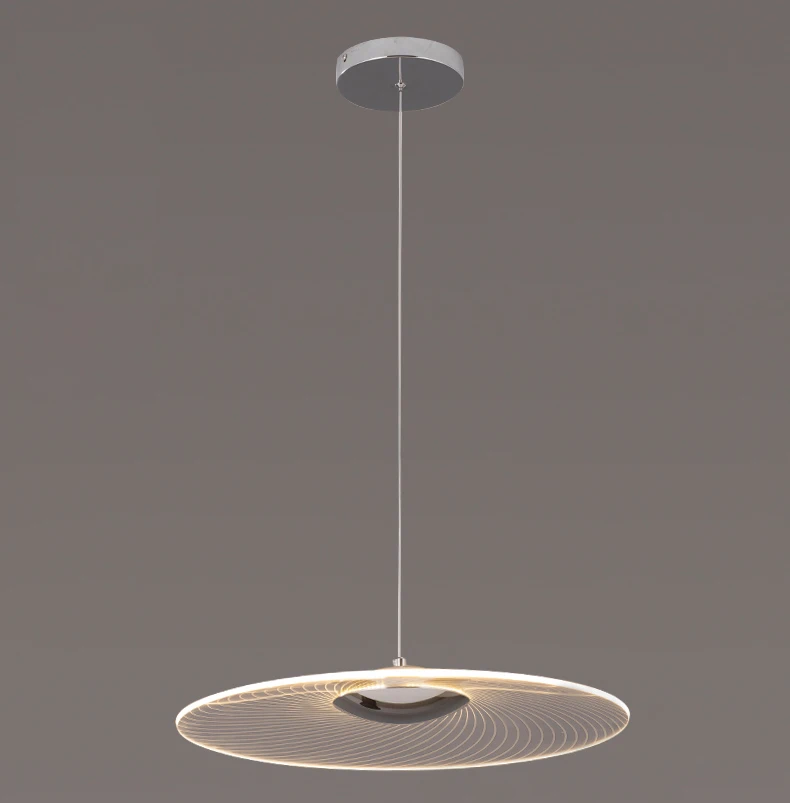 Pendant lights D Современный минималистичный подвесной светильник в скандинавском стиле, светодиодный светильник с полупрозрачной текстурой, освещение для ресторана и спальни - Цвет корпуса: Pendant lights D