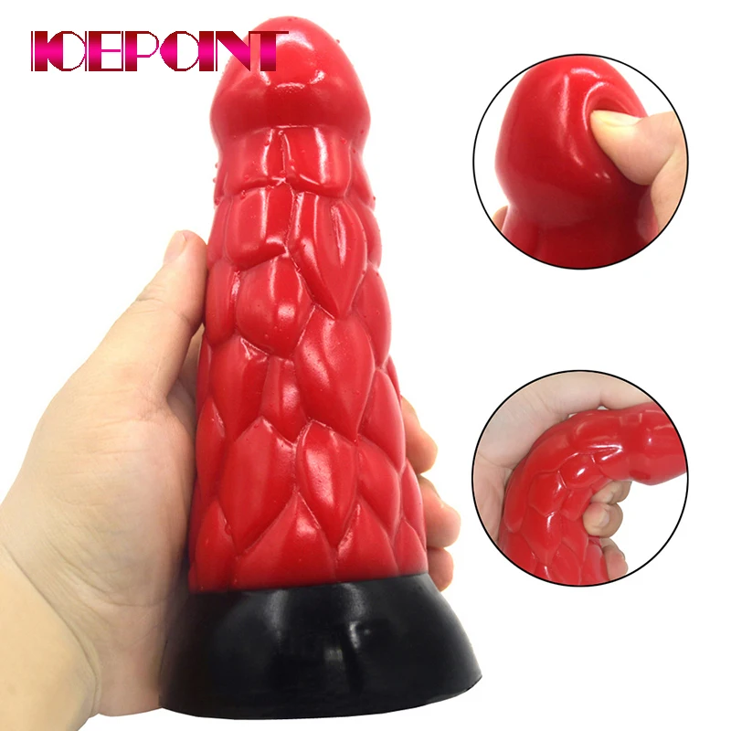 New 7.67 inch Silicone Anal Plug Men Butt Dildo Adult Sexy Toys for Women Flirten Masturbation Soft Super Huge Anal Sex Shop