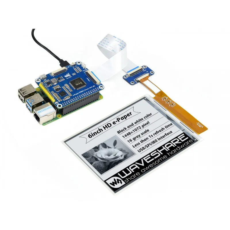Waveshare    ũ ÷ ,   4, 3,  1448  1072 ػ, 16 ׷ ü߰, USB SPI, I80 ̽, 6 ġ