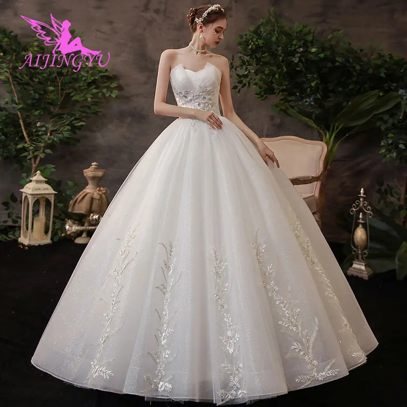 AIJINGYU – robe de mariée deux en un, courte devant et longue derrière,  fabriquée en chine, le plus beau prix - AliExpress Mariages et événements