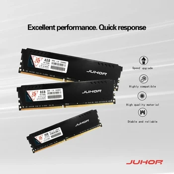 

JUHOR DDR4 2400MHz 1.2V Desktop PC Memory Bank PC Memory RAM Low Power Consumption Wide Compatibility with Heat Sink