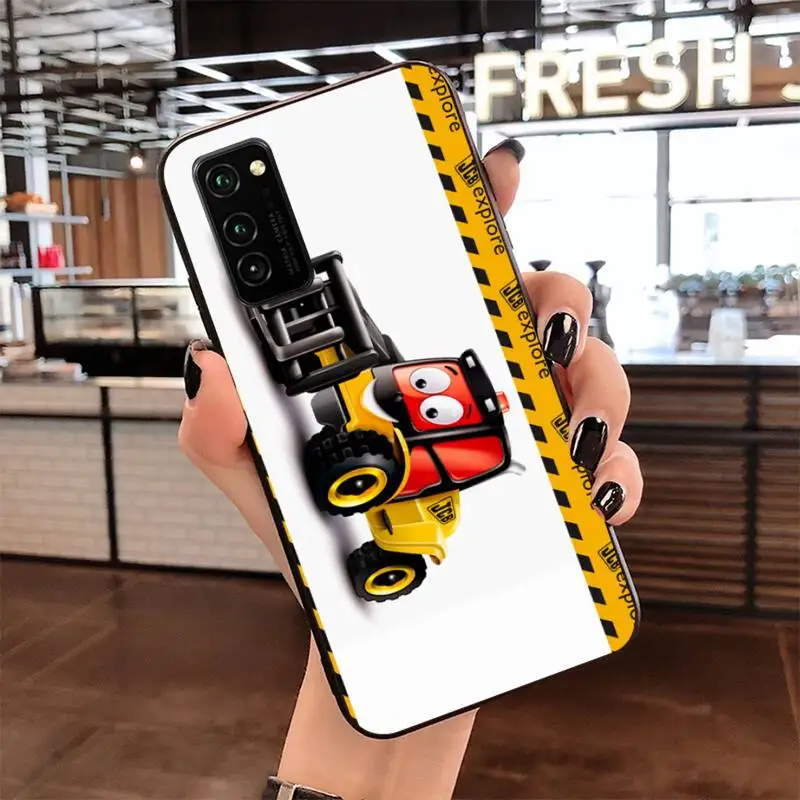 YJZFDYRM JCB excavator мягкий резиновый чехол для телефона Samsung S20 plus Ultra S6 S7 edge S8 S9 S10 5G lite