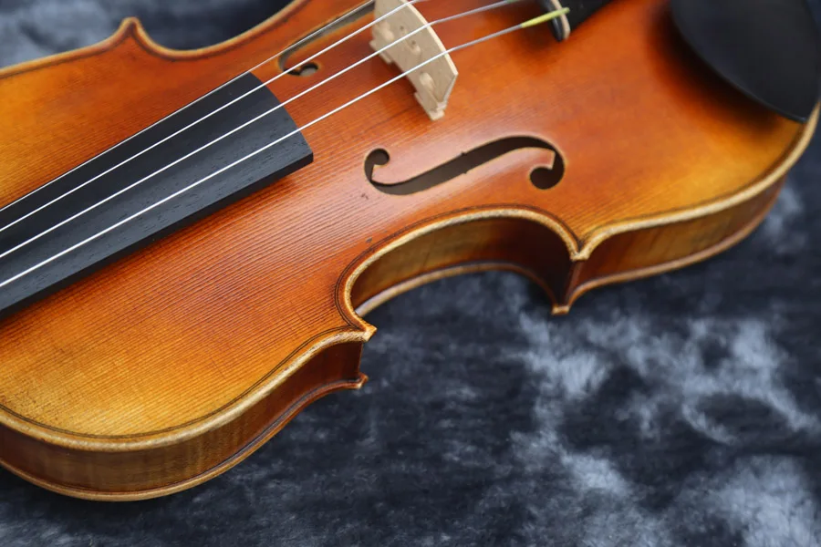 4/4 полный размер Антик/Винтаж/Старая скрипка, Guarneri del Gesu 1743 модель, F13