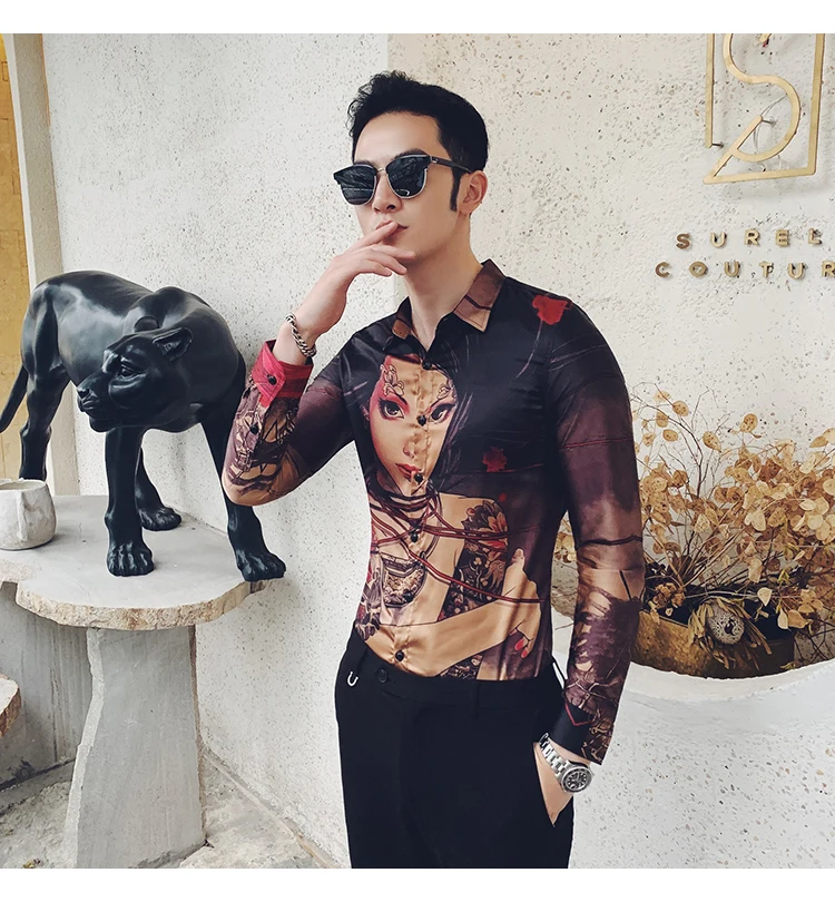 Повседневные рубашки для работы M-3XL Chemise Homme Manche Longue премиум бренд модные мужские рубашки с длинными рукавами с принтом мужские тонкие
