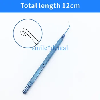 

ophthalmic instrument hooks Titanium Kuglen Push-Pull Hook Manipulator Push-pull tip Angled shaft