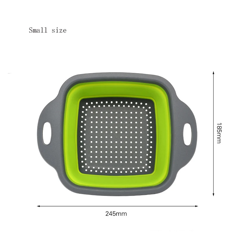 Складные силиконовые складные над раковиной выдвижной дуршлаг с ручкой Кухня сетчатые чаши слива воды фильтр корзины