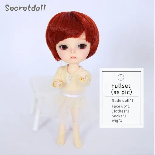 BJD куклы 1/8 ShugoFairy Nita Genny Daisy Rerun Ollien душевный шар шарнирная кукла сюрприз комплект - Цвет: Ming Fullset A