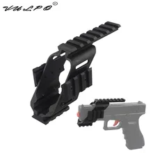 VULPO пистолетный прицел рейка с 20 мм Пикатинни Вивер для Glock 17 Охотничьи аксессуары