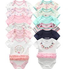 6 шт./лот от Carter's, детский костюмчик, модные комбинезоны с короткими рукавами для новорожденных, детский спортивный костюм с персонажами из мультфильмов; Детская одежда для маленьких девочек 6 шт./лот от Carter's, детский костюмчик, модные комбинезоны с короткими рукавами для новорожденных, детский спортивный костюм с персонажами из мультфильмов; Детская одежда для маленьких девочек