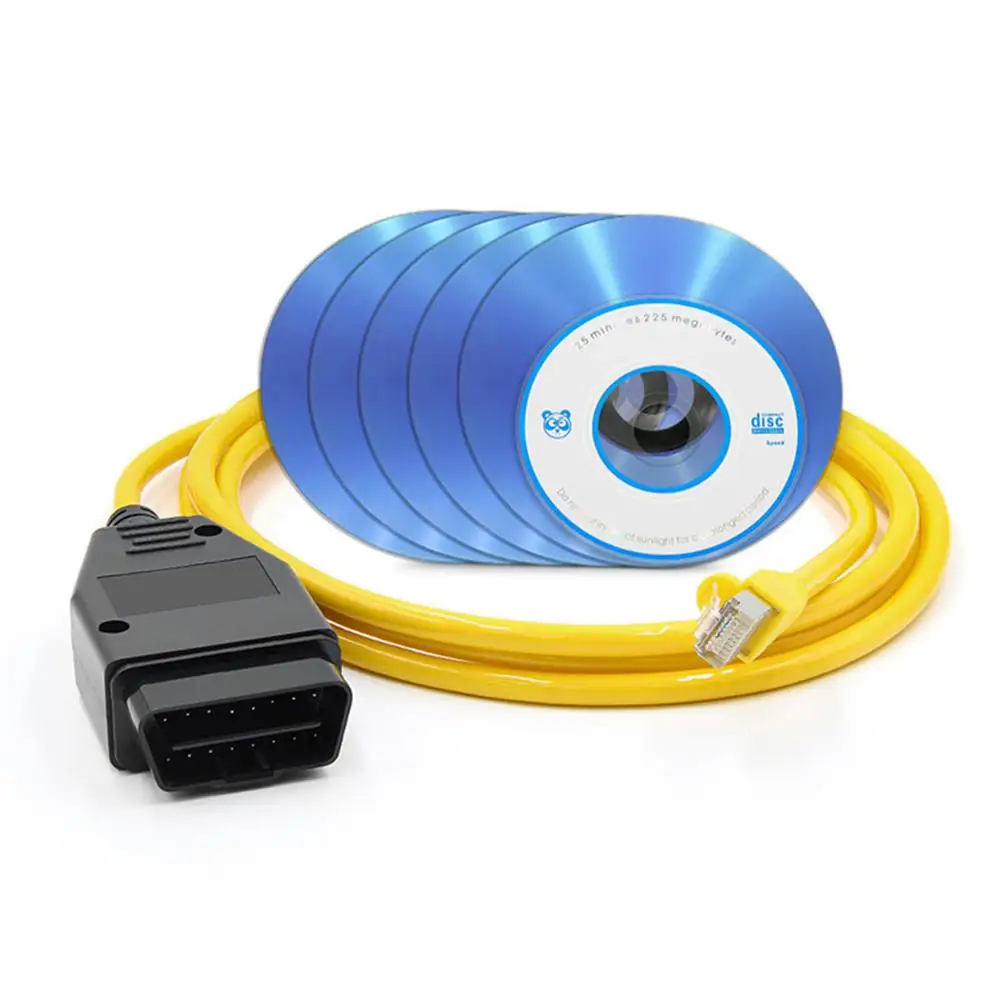 OBD Plug Adapter Car Diagnostic Tool ESYS Date Cable For BWM ENET OBD2 E-SYS Coding F-Series BMW |