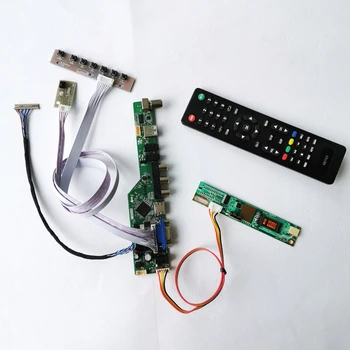 

For LTN141XD/LTN141XF/LTN141XJ notebook PC 14.1" HDMI VGA USB Remote 1-CCFL 1024*768 20-Pin LVDS LCD display controller card kit
