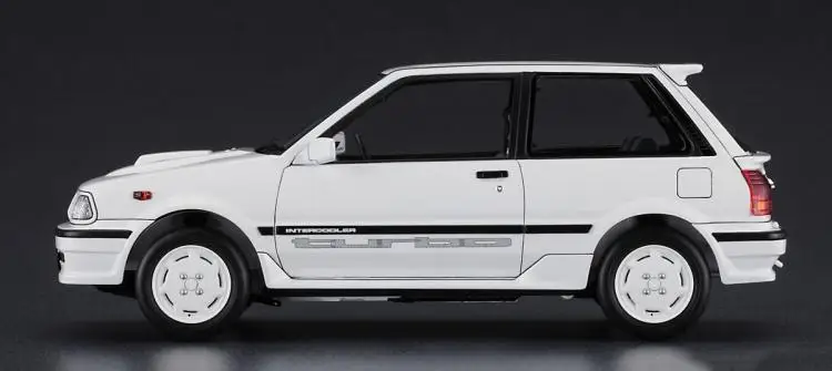 1/24 Toyota Starlet EP71 TurboS DIY Assemble Car 21132 - Turbocharged Afterterm Model image 4