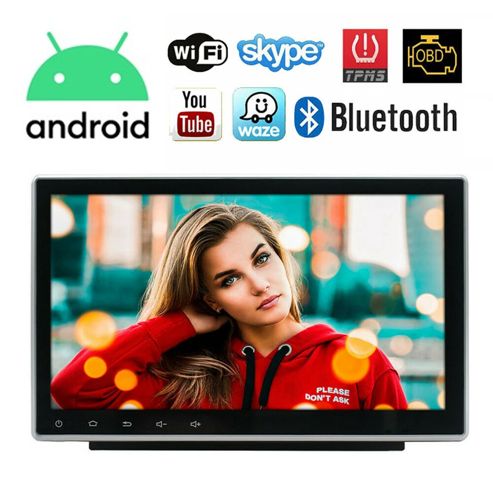 Android 9,1 четырехъядерный автомобильный мультимедийный плеер Универсальный двойной 2Din автомобильный Радио стерео аудио плеер автомобильное радио с GPS навигацией BT USB
