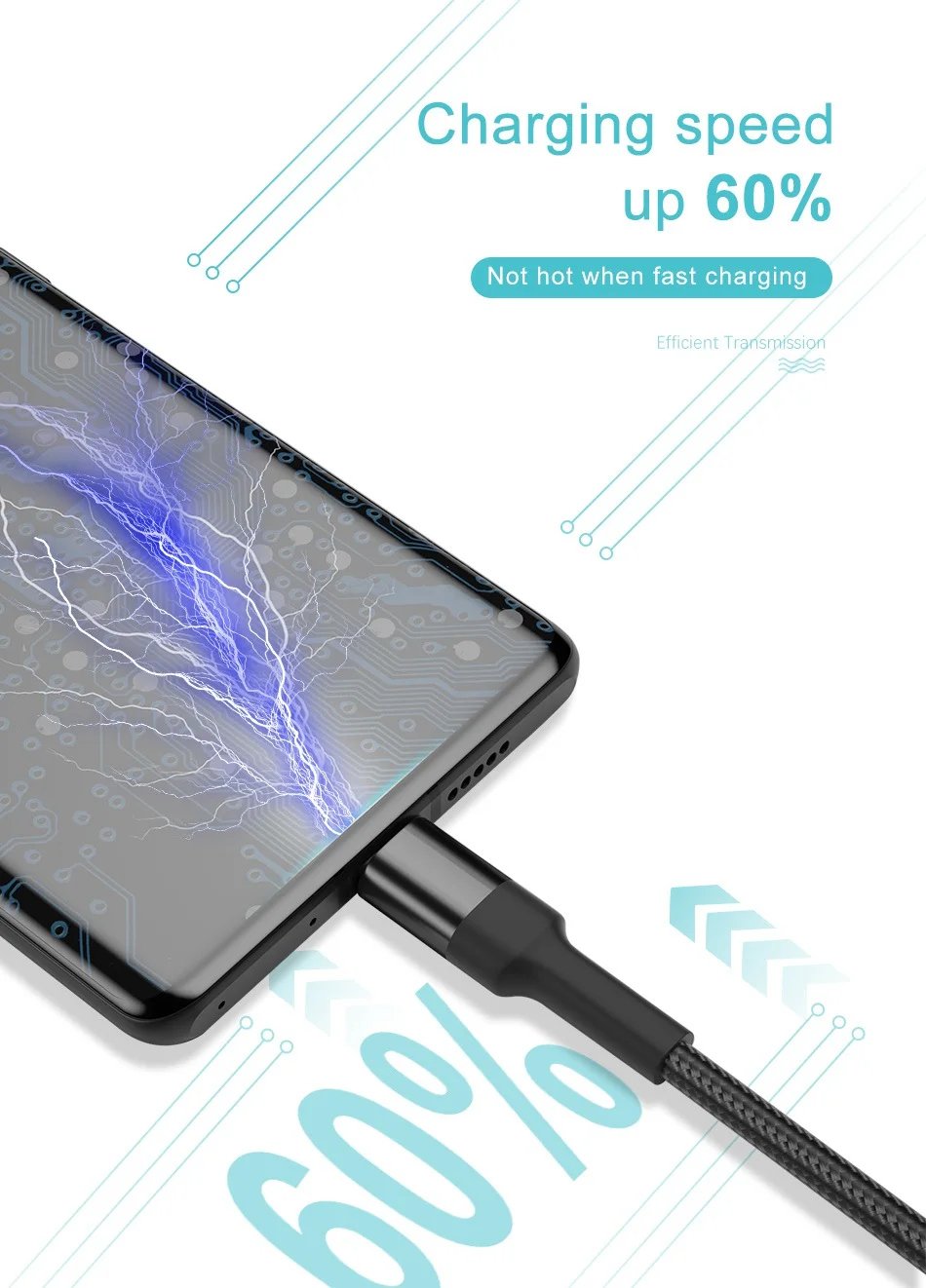 OREY 3A Micro USB кабель для быстрой зарядки для samsung S9 USB кабель для Xiaomi Redmi Note 7 зарядный кабель USB кабель для передачи данных