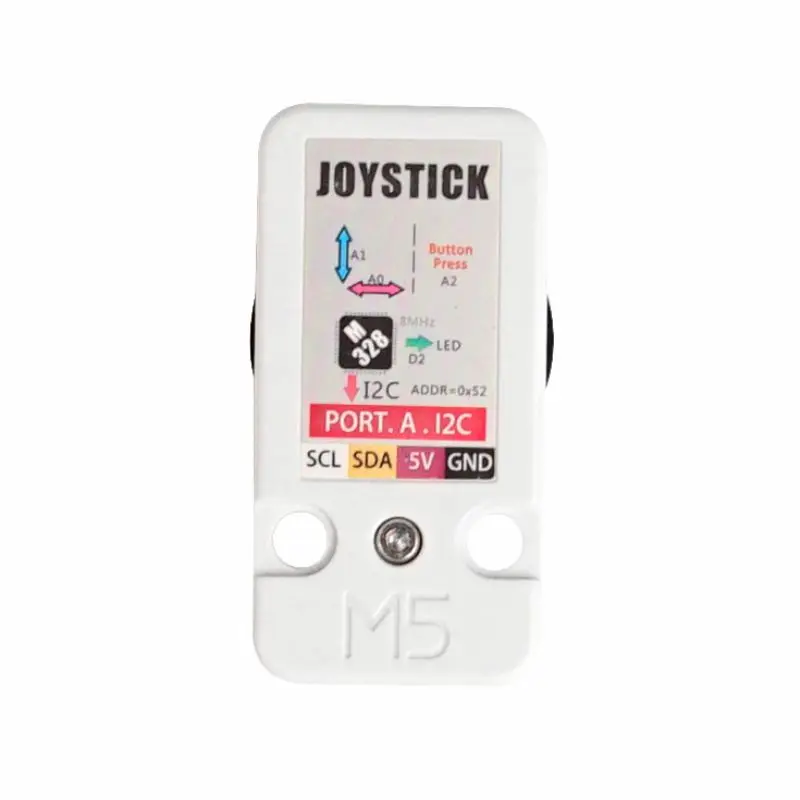 Официальный Новый джойстик M5Stack MEGA328P I2C/роща совместимый с осями X/Y и кнопками для