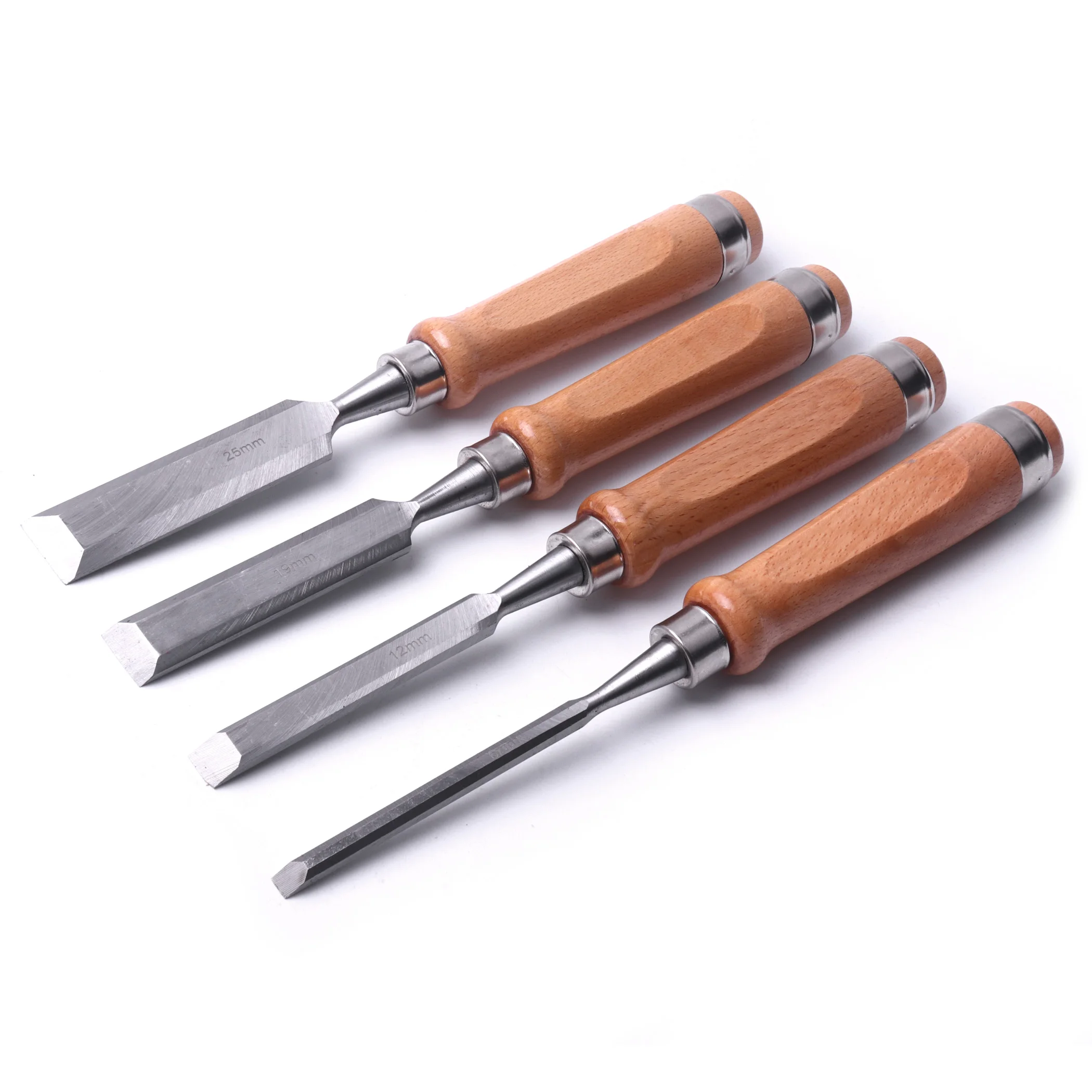 

Chrome Vanadium Steel Woodworking Chisels Set 6/12/19/25mm Wood Carving Chisels Gouge Diy Carpenter Engraving Tool