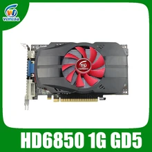 Видеокарты veineda HD6850 1 ГБ GDDR5 графическая карта HDMI DP DVI порт для Radeon прочнее, чем R7 350, HD6750, GT740