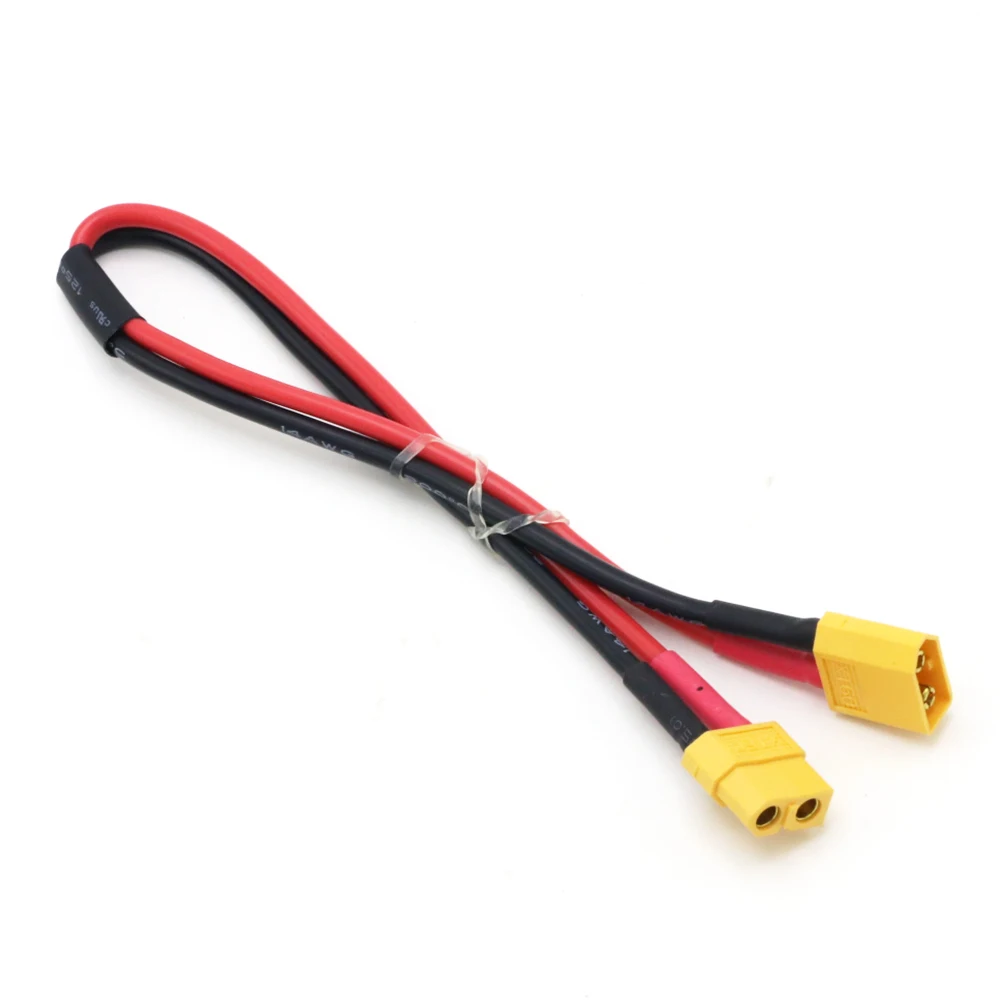 Adaptateur Deans XT60/T vers mâle XT60/T câble extension 14AWG 30cm RC