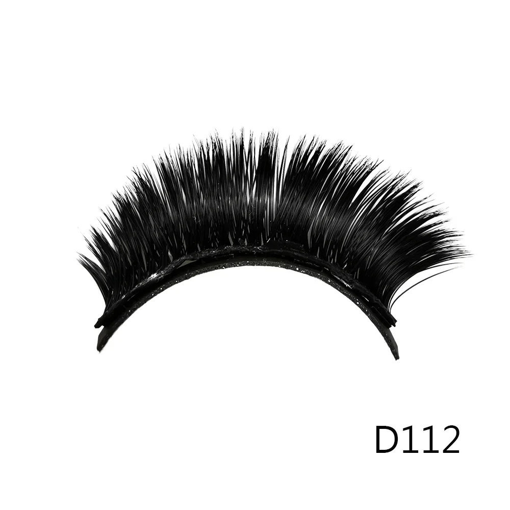 D112 Magnetic Eyeliner Eyelashes Kit Magnetic 3D Eyelashes Liquid Eyeliner False Lashes Eyelash Curler Reusable Falses Eyelash - Цвет: D112