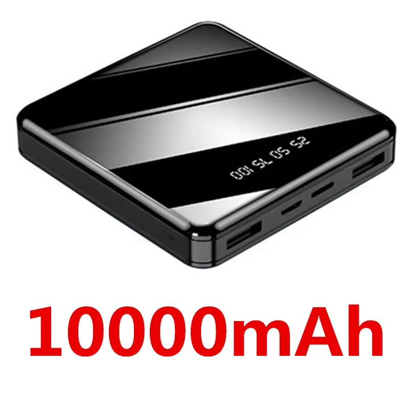 Mini 60000mAh Portable Power Bank 2 USB LCD Digital Display Fast Charging External Battery Powerbank For iPhone Xiaomi Huawei best wireless power bank Power Bank