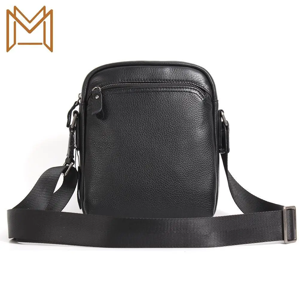 

2019 Skin Leisure Time Man Single Shoulder Layer Cowhide Vertical Section Genuine Leather Male Package Oblique Satchel