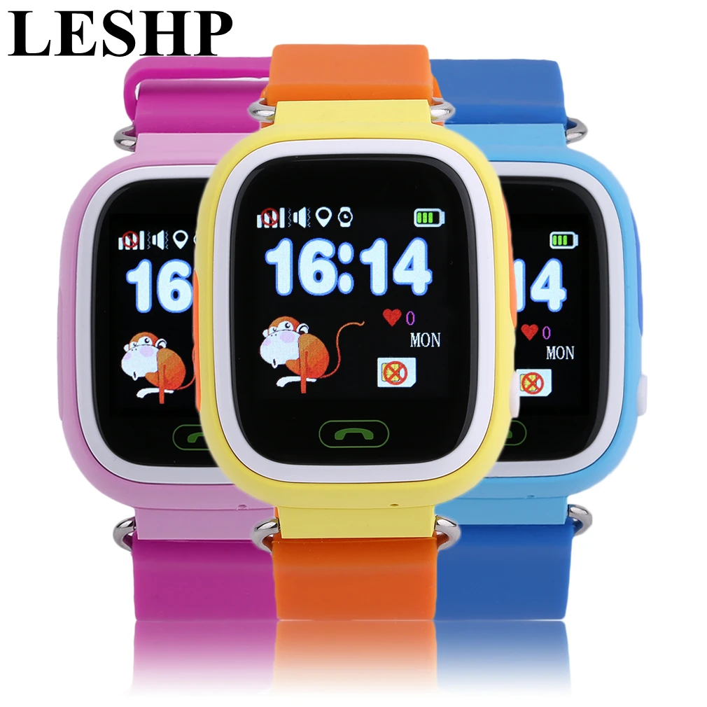  LESHP Kinder Student Touchscreen Smart Uhren GPS Positionierung Anruf WiFi Anti Fallen Wasserdichte