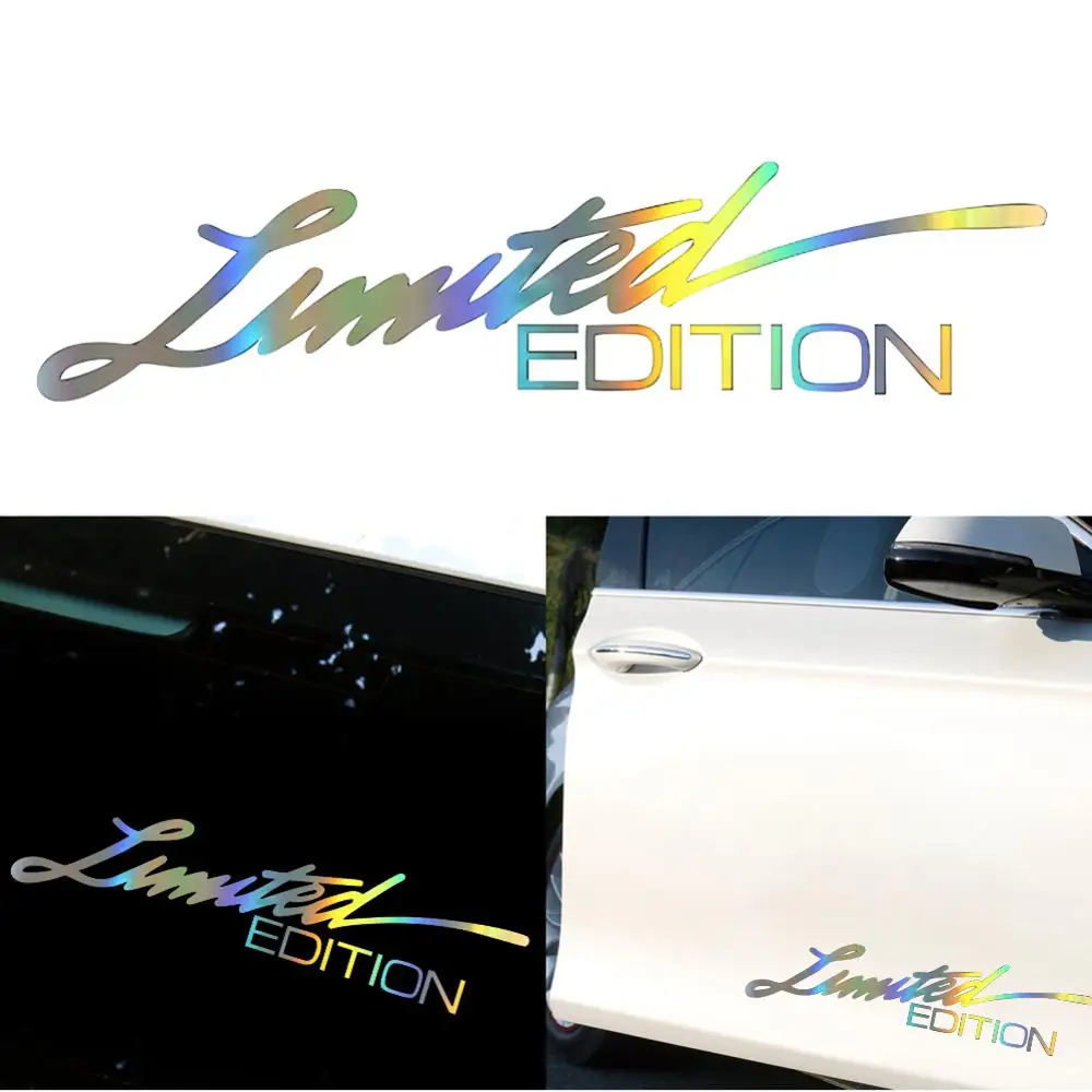 

Car Sticker 3D 16CM*3.8CM LIMITED EDITION Creative Vinyl Sticker On Car Stickers and Decals Window Sticker Car-styling Decal