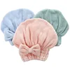 Thicken Cartoon Microfiber Hair Quickly Dry Hair Hat Wrapped Towel Bowknot Bathing Cap for Bath Saunas Spa Hair Cover ► Photo 2/6