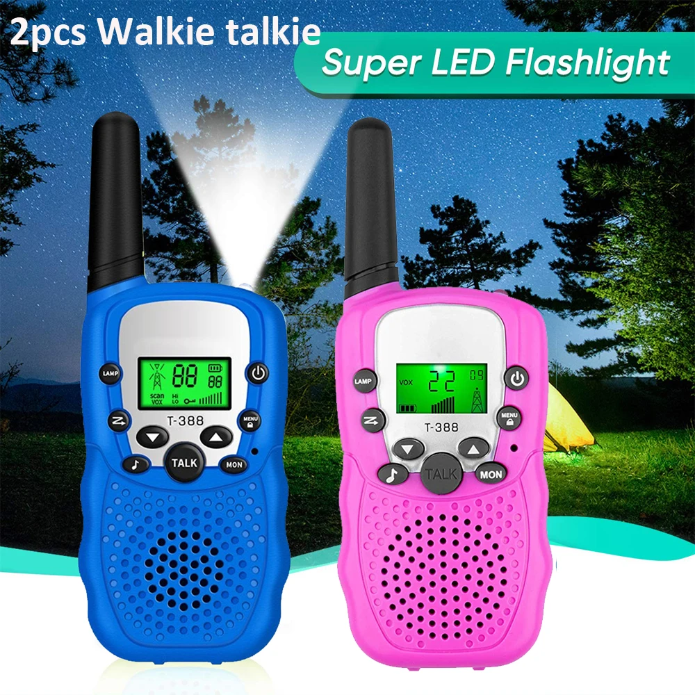 Kids Walkie Talkie celular Toys Handheld Transceiver Highlight Phone