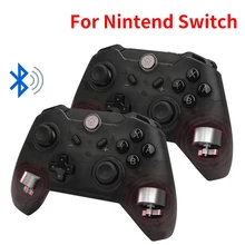 Bluetooth беспроводной игровой контроллер геймпад Joypad светодиоды пульт дистанционного управления Телескопический джойстик для nintendo Switch консоли ПК