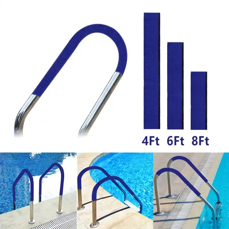 6ft/8ft/10ft Swimming Pool Ladder Step Hand Rail Cover Pool Grip Cover Antislip 6ft/8ft/10ft Swimming Pool Ladder Step Hand Rail Cover Pool Grip Cover Antislip