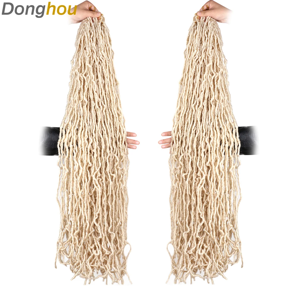 Faux Locs, Dreadlocks Extensão do cabelo, Trança encaracolada, Novo