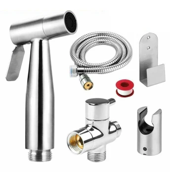

Bathroom Bidet Douche Sprayer Shower Head Hose Sprinkler Handheld Kit Set Mayitr Handheld Bidet Spray Shower Set