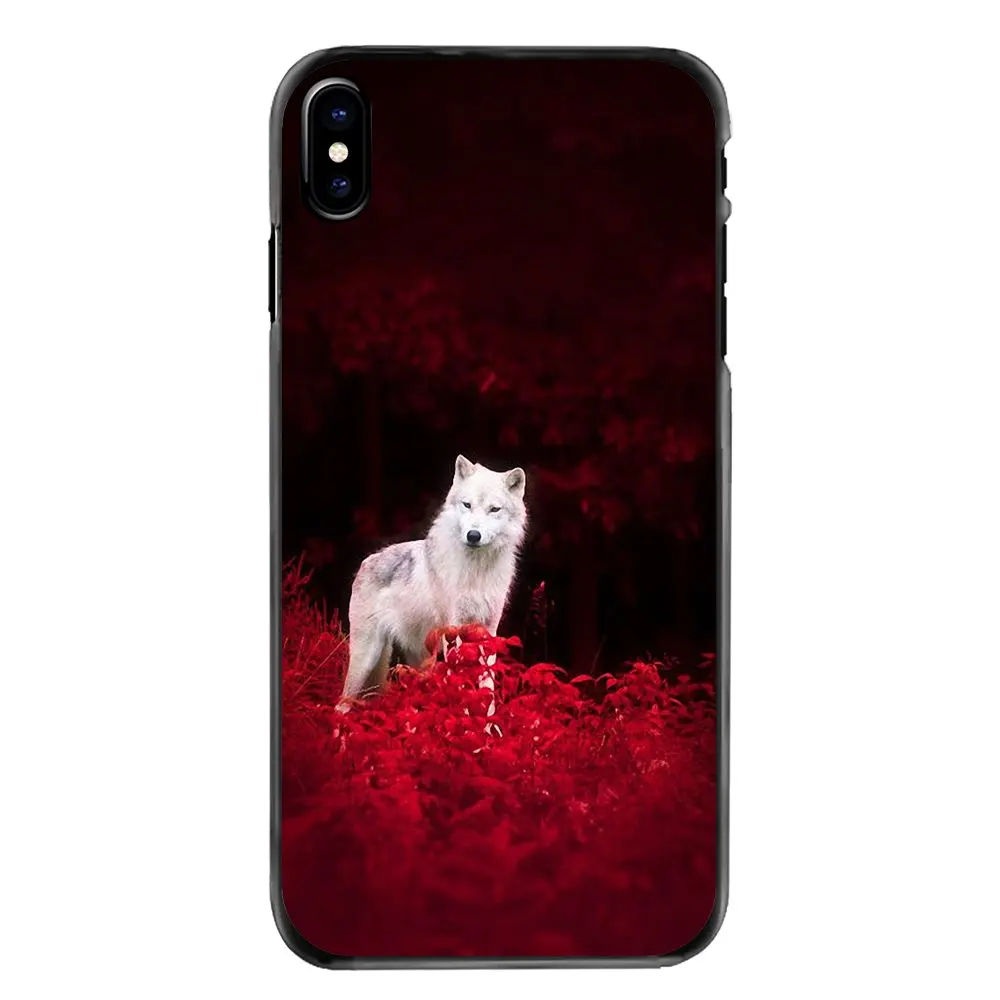 images 7 Чехлы для телефонов Игры престолов Spirit Animal Snow White Wolf для Iphone 4 4s 5 5S 5C SE 6 6S 7 8 Plus X XR XS Max iPod Touch 4 5 6 - Цвет: images 7