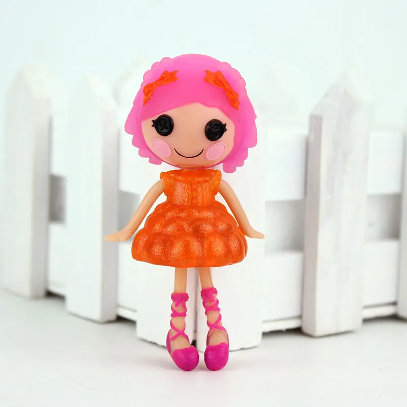 1 шт. 3 дюйма оригинальные MGA куклы Lalaloopsy Мини Куклы для девочек игрушка игровой домик каждый уникальный - Цвет: 02