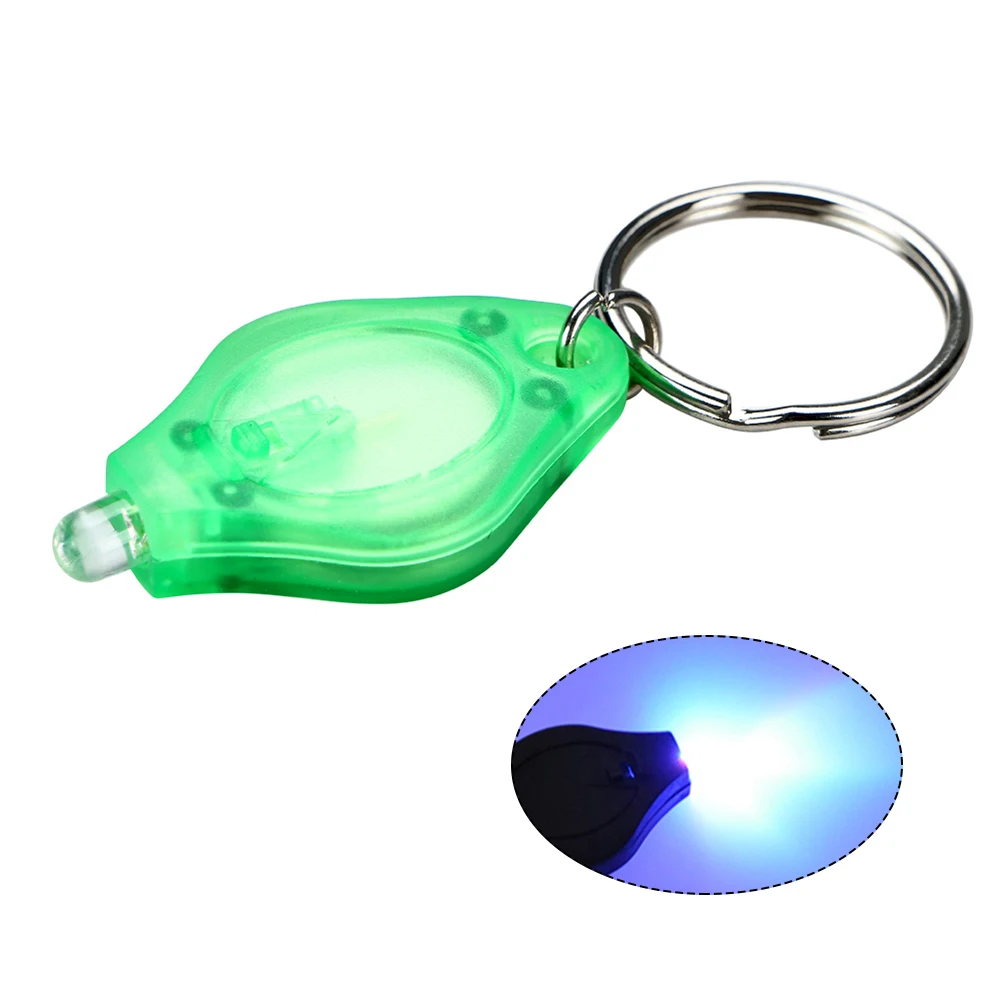 Мини LED брелок флэш светильник ультра яркий светодиодный крошечная портативная