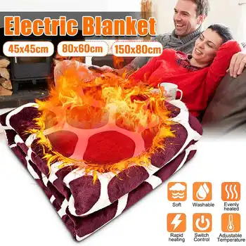 

Electric Blanket Thicker Heater Double Body Warmer 150x80cm Heated Blanket Thermostat Electric Heating Blanket Electric Heating