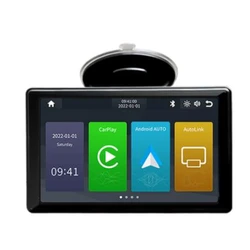 Teléfono Móvil inalámbrico con Bluetooth para coche, interconexión compatible con IOS, Carplay, Android, Huawei, pantalla de proyección de navegación