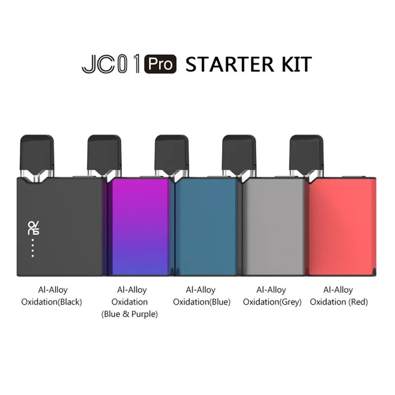 

Original OVNS JC01 Pro Electronic Cigarette 400mAh Box Mod Vape Pen Pod System Vapes Vaper Vaporizer 1.0ml 1.5ohm Ceramic Coil