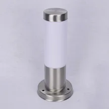 E27 современный открытый садовый дверной столб путь декоративный из нержавеющей стали пастбище водонепроницаемый забор на лужайке пейзаж столб светильник