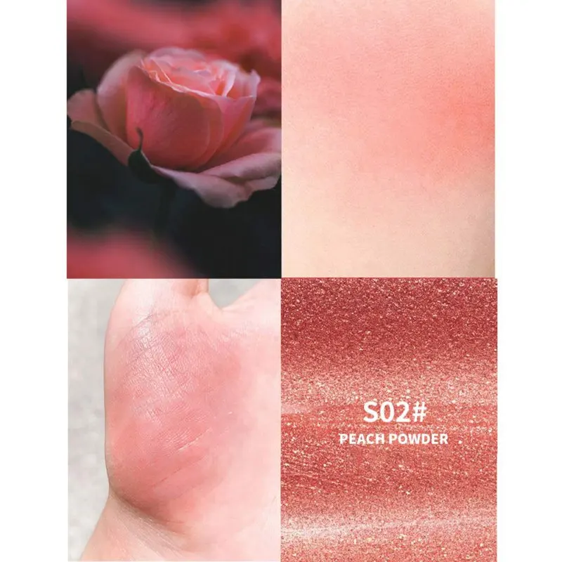 Fine Blush Powder Brighten Skin Color Long-lasting Waterproof Natural Matte Cheek Powder Natural And Long Lasting