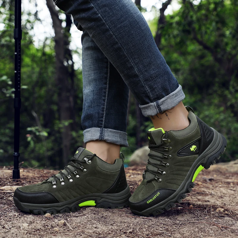 Chiang Men High-top Comfortable boots Casual Brand Warm Hiking Sneakers For Winter Outdoor Sports High-Quality Work Shoes