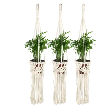 

Flower Basket Green vine Pot Planter Hanging Vase Container Wall Plant Basket For Garden wm10